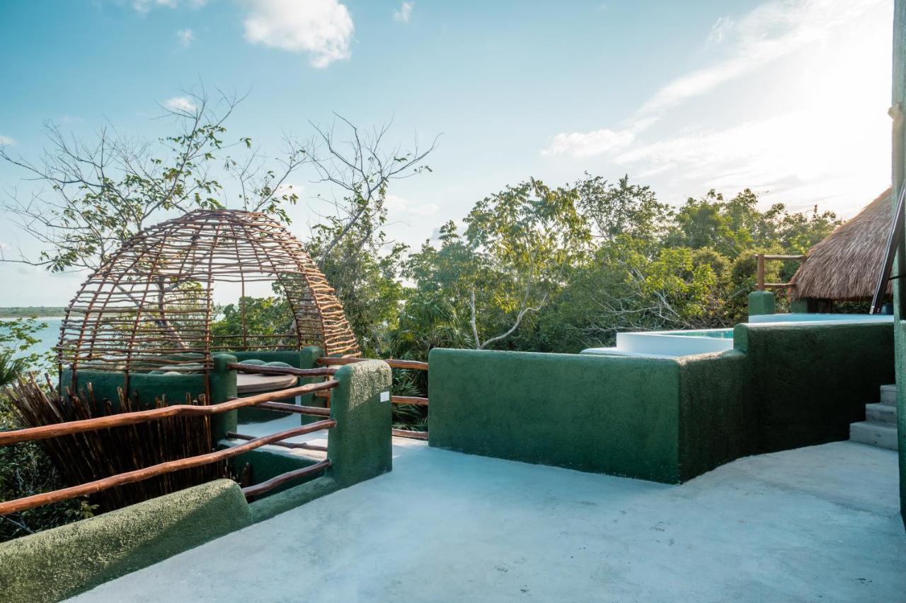 Casa Pibe, Private Jacuzzi, Pier And Rooftop Villa Bacalar Buitenkant foto